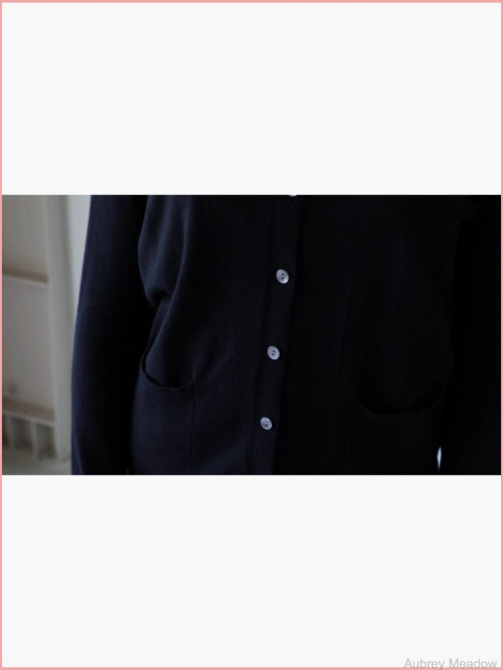Long Sleeve Knit Open Front Cardigan with Pockets - Picture 6 of 6